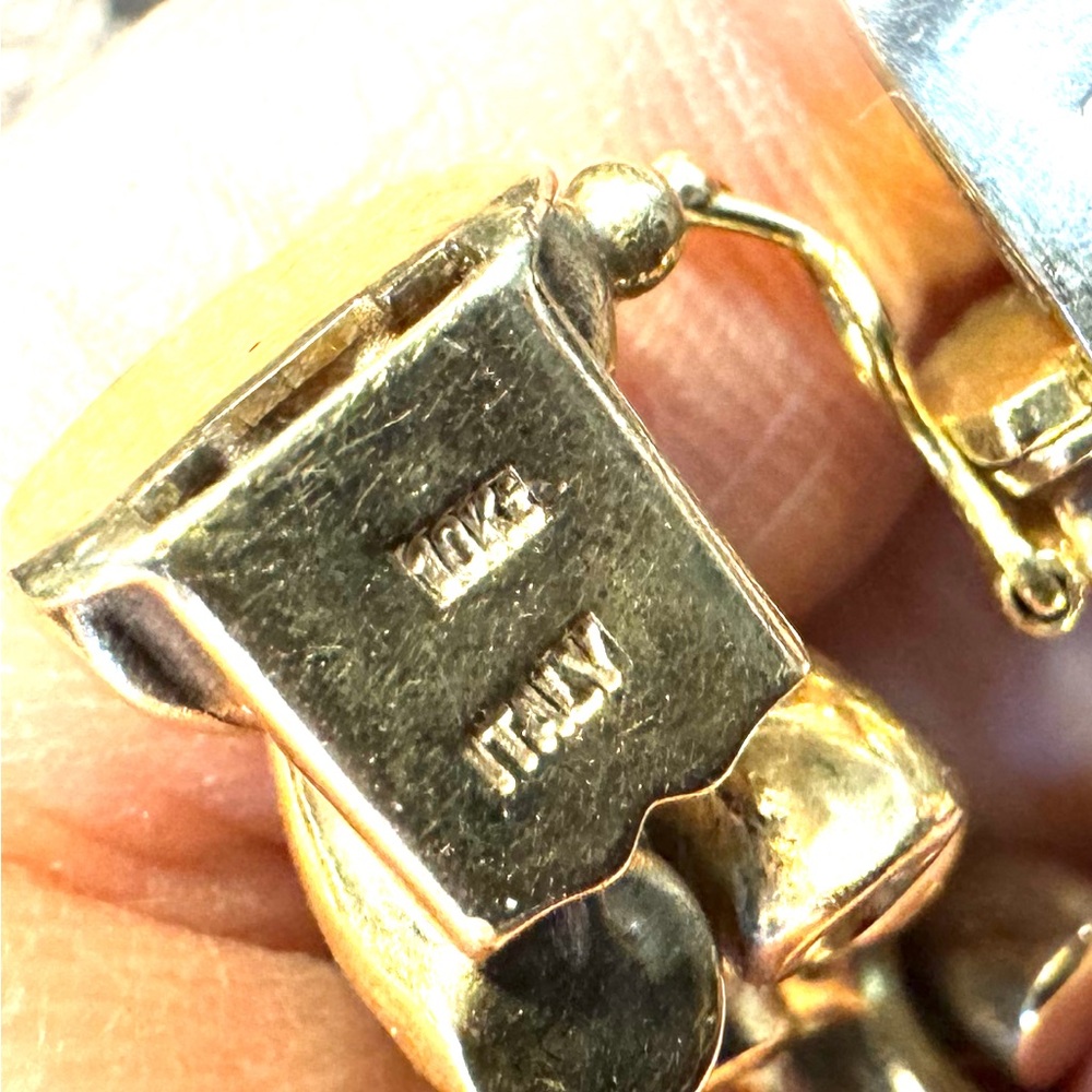 Heavy 10k San Marco bracelet - Picture 4 of 8
